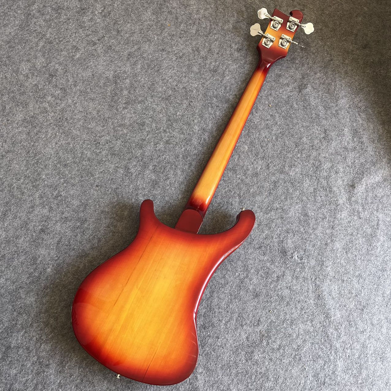 Orangeburst Rickenbacker 4003 Style Bass