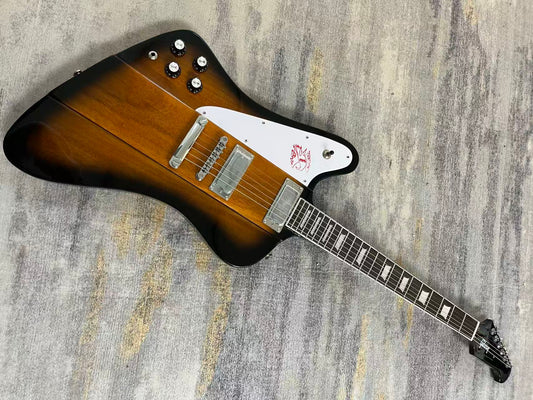 Sunburst Gibson Firebird Style Guitar