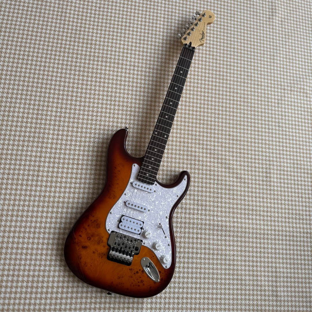 Sunburst Stratocaster Style Guitar W/FloydRose Bridge