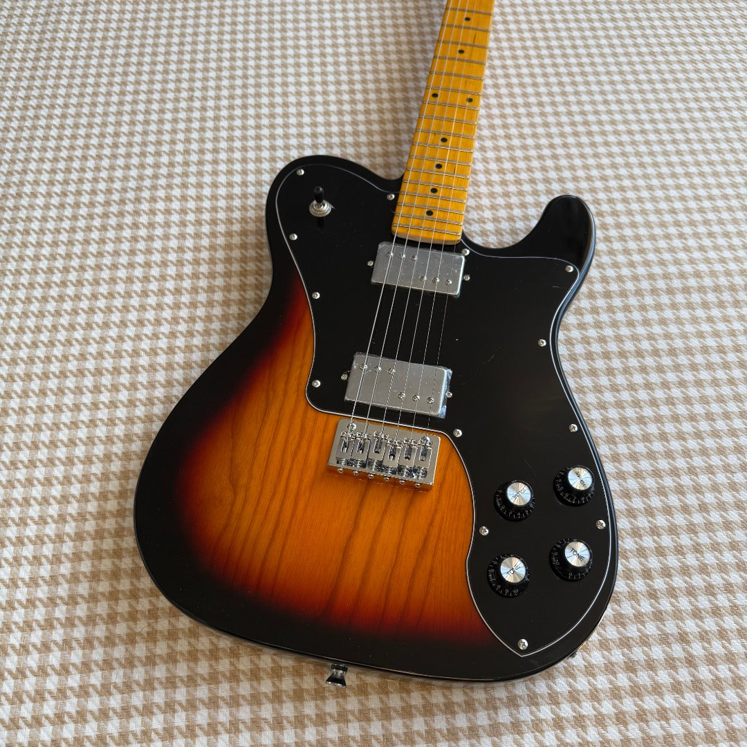 Sunburst Telecaster Deluxe Style Guitar