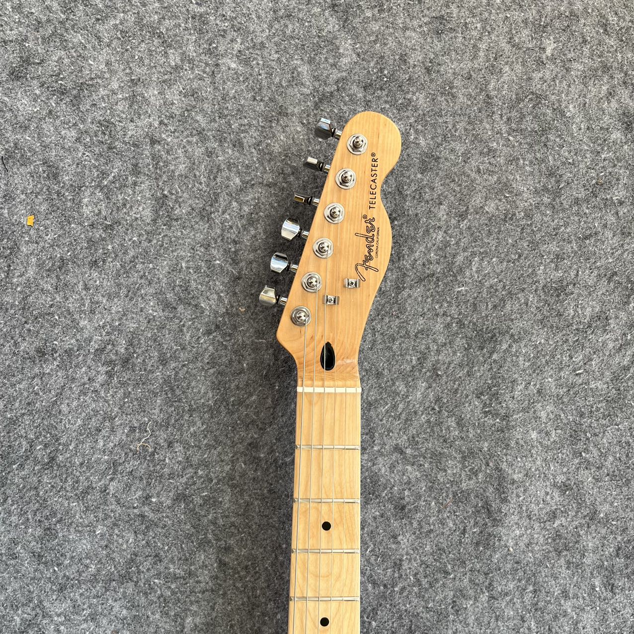 White Telecaster Style Electric Guitar