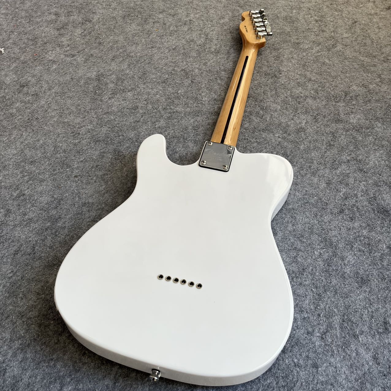White Telecaster Style Electric Guitar