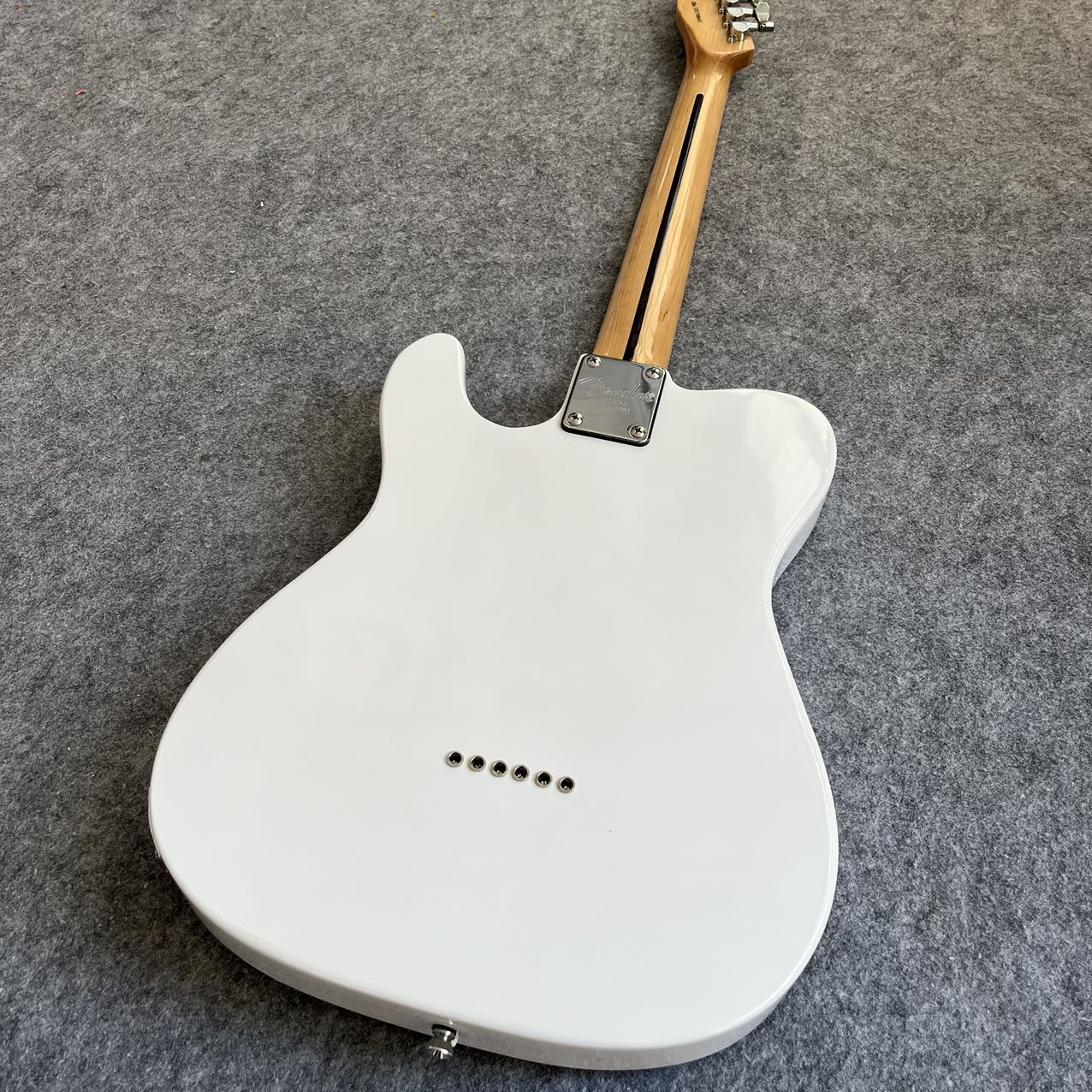 White Telecaster Style Electric Guitar