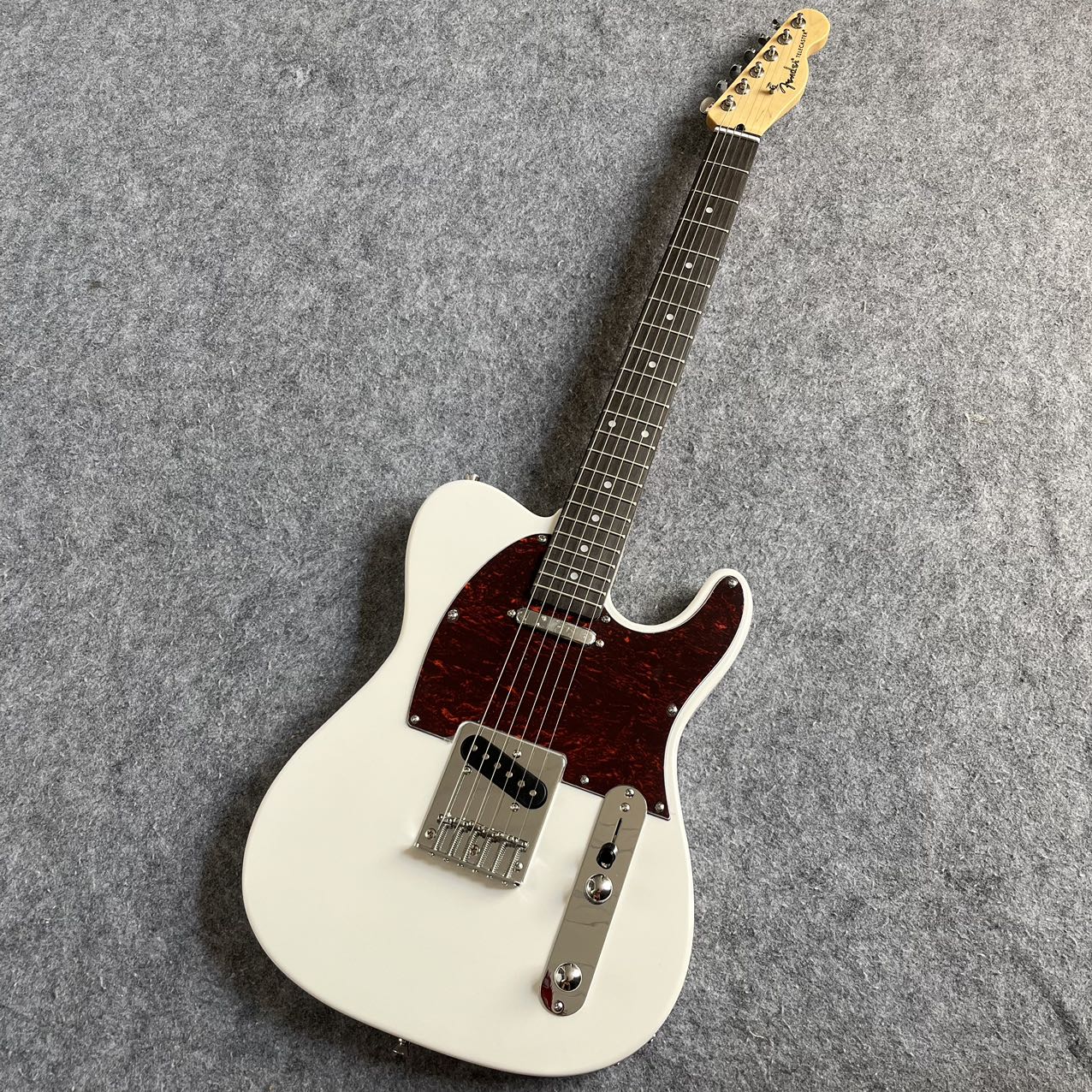 White Telecaster Style Guitar