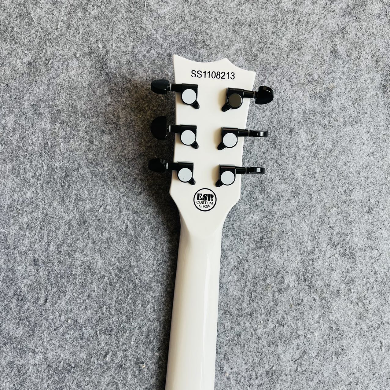 White ESP Eclipse Style Guitar