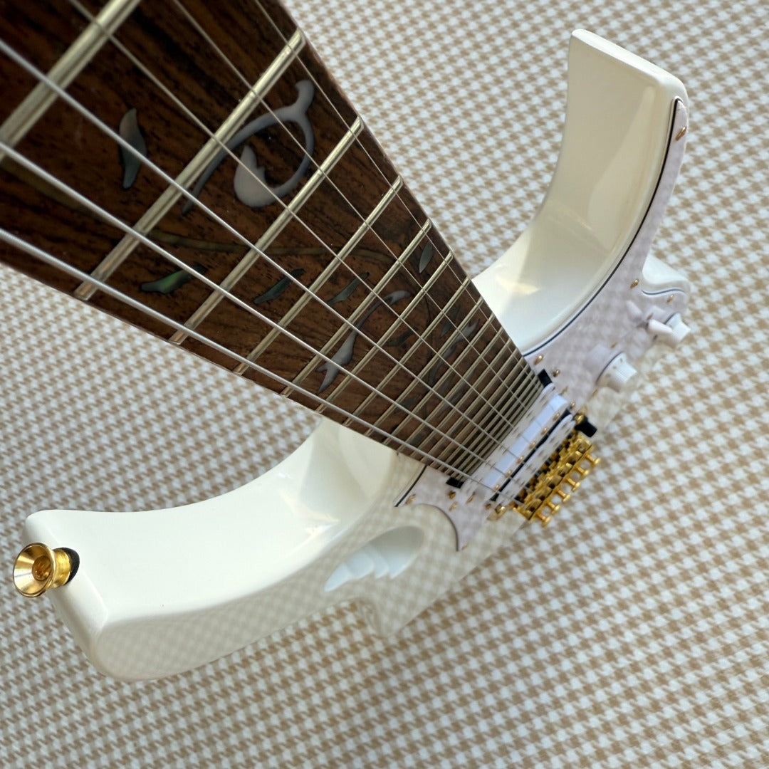 White Ibanez JEM Style Guitar