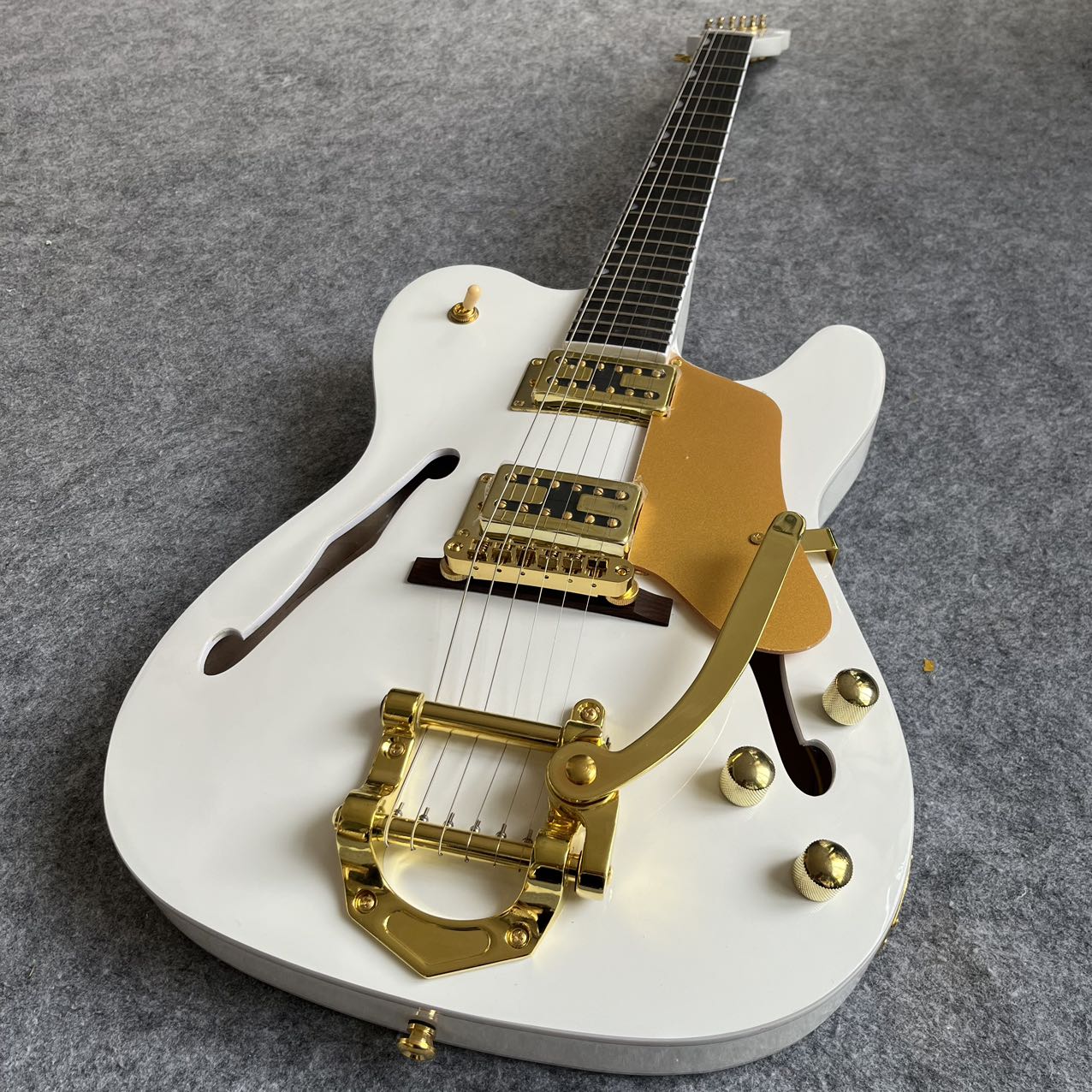 White Vintage Telecaster Electric Guitar