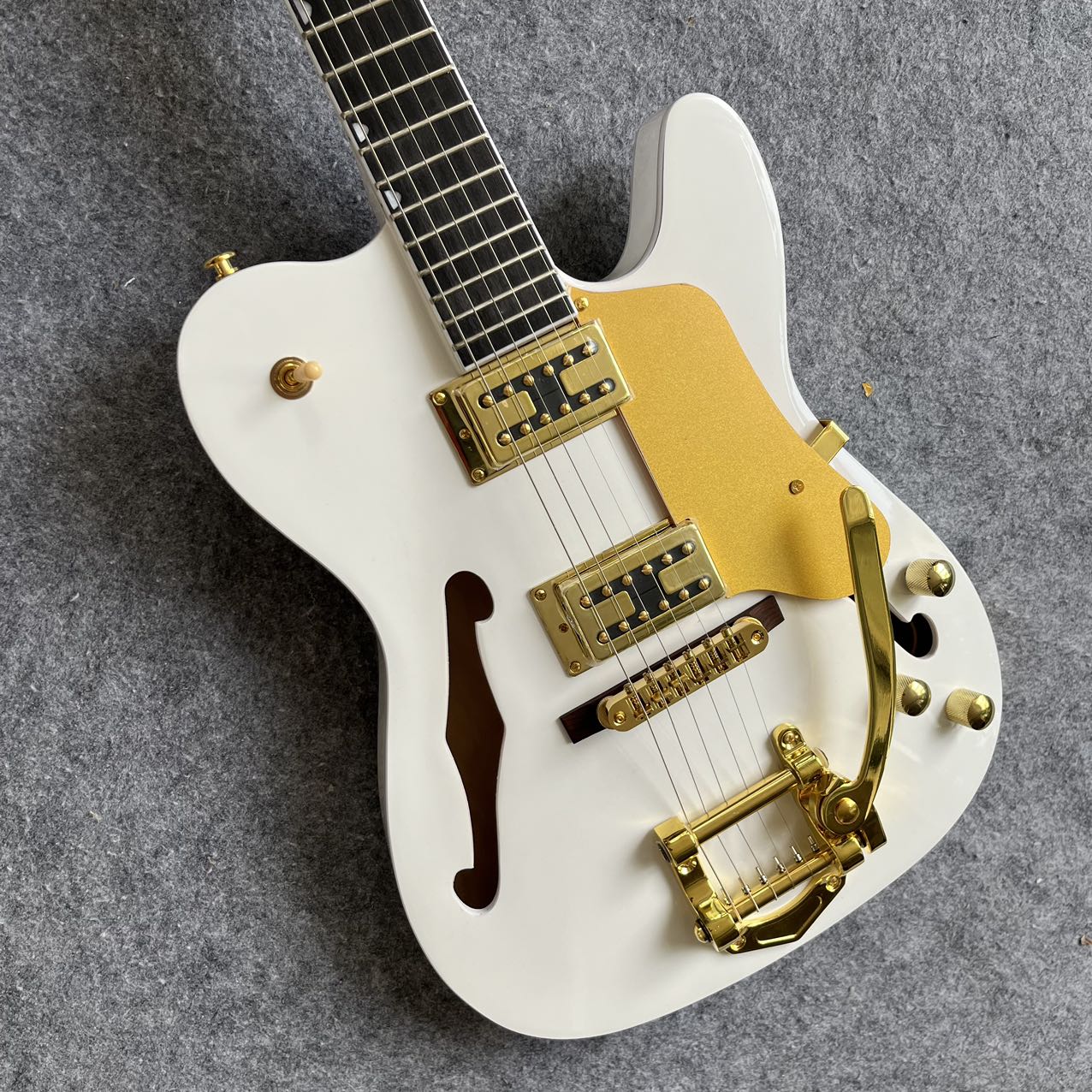 White Vintage Telecaster Electric Guitar