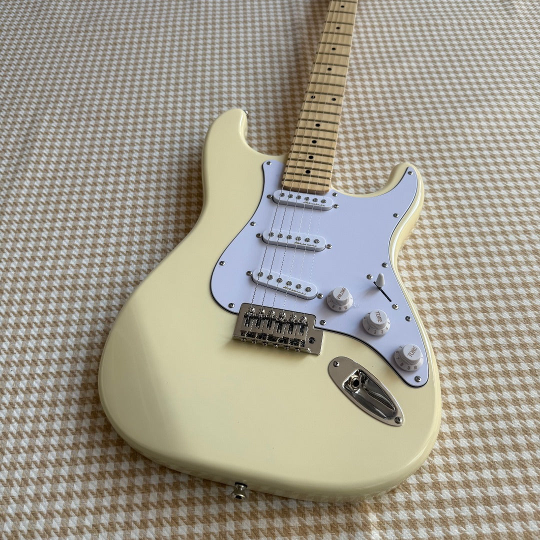 Yellow/Cream Stratocaster Style Guitar