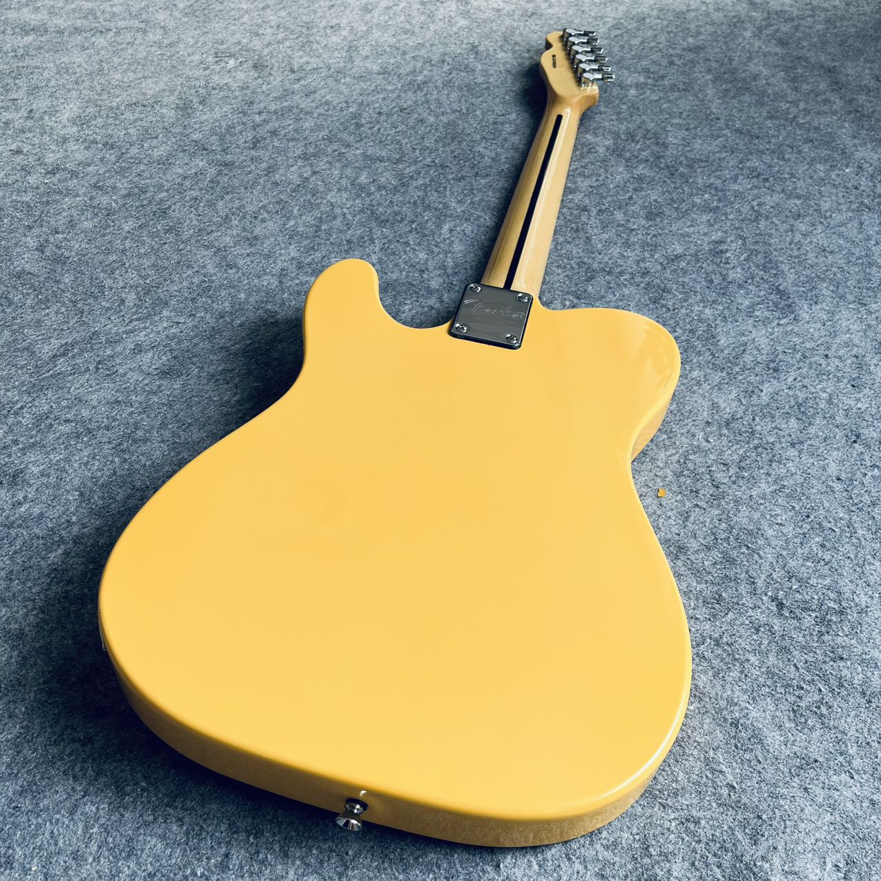 Yellow Telecaster Style Electric Guitar