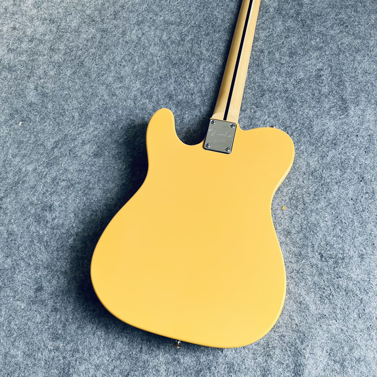 Yellow Telecaster Style Electric Guitar
