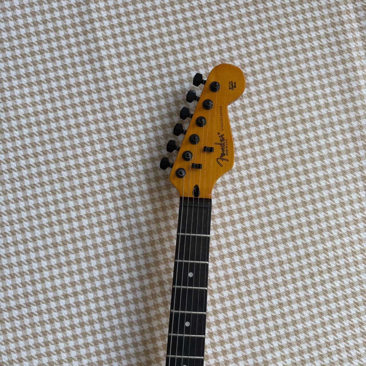 Yellow & Black Stratocaster Style Guitar