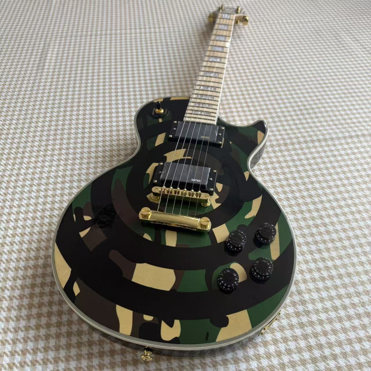 Zakk Wylde Signature Camo Les Paul
