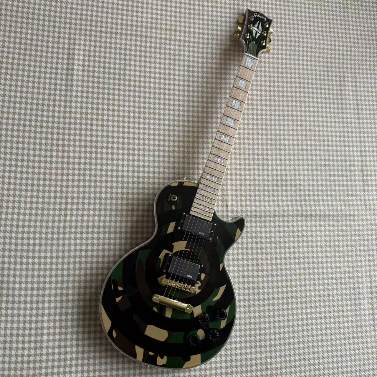 Zakk Wylde Signature Camo Les Paul