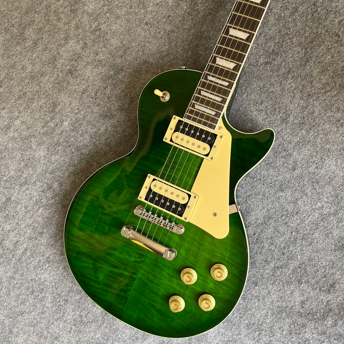 Les Paul (Custom Build) - Green Flame Top