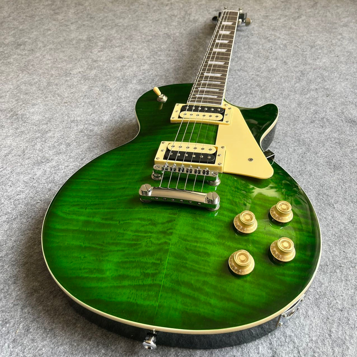 Les Paul (Custom Build) - Green Flame Top