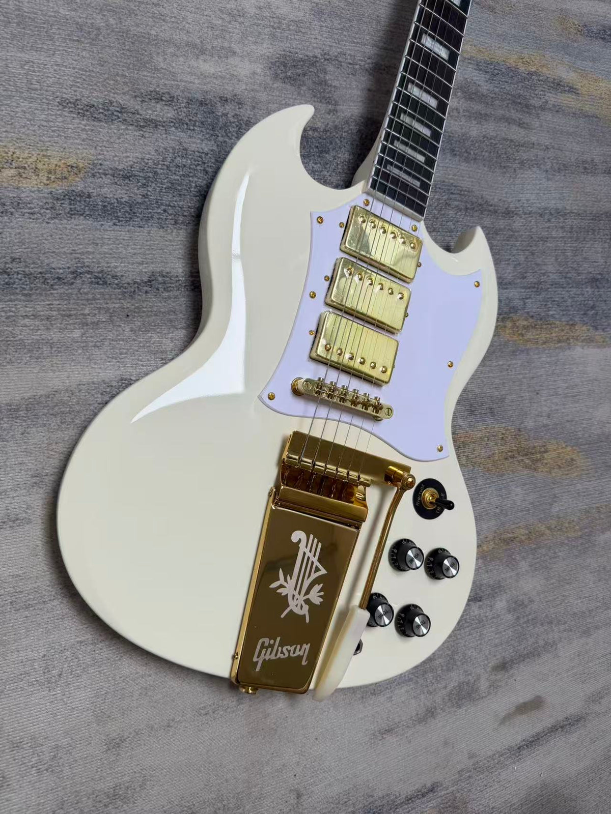 1963 White Gibson SG Custom