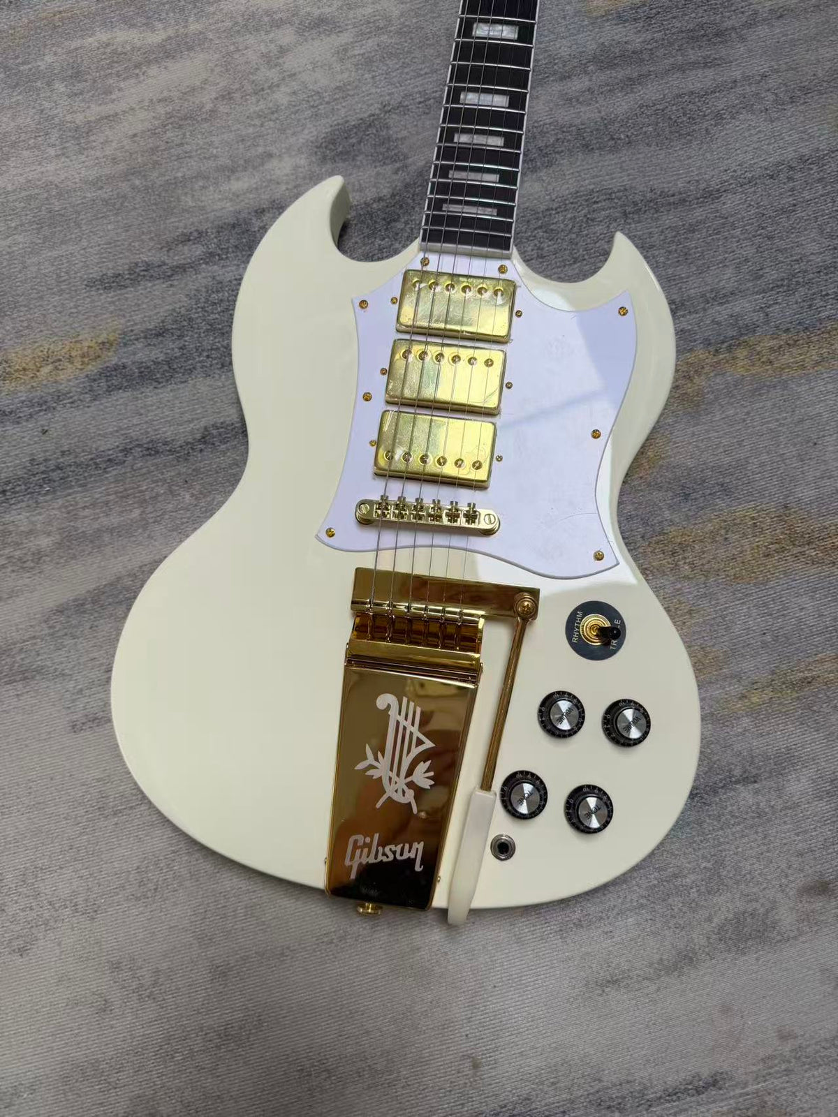 1963 White Gibson SG Custom