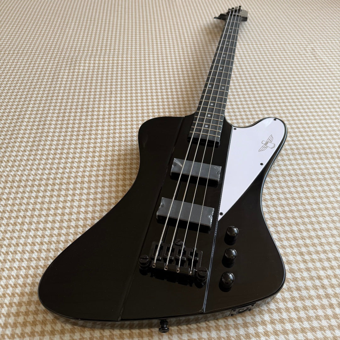 Black Gibson Firebird Bass