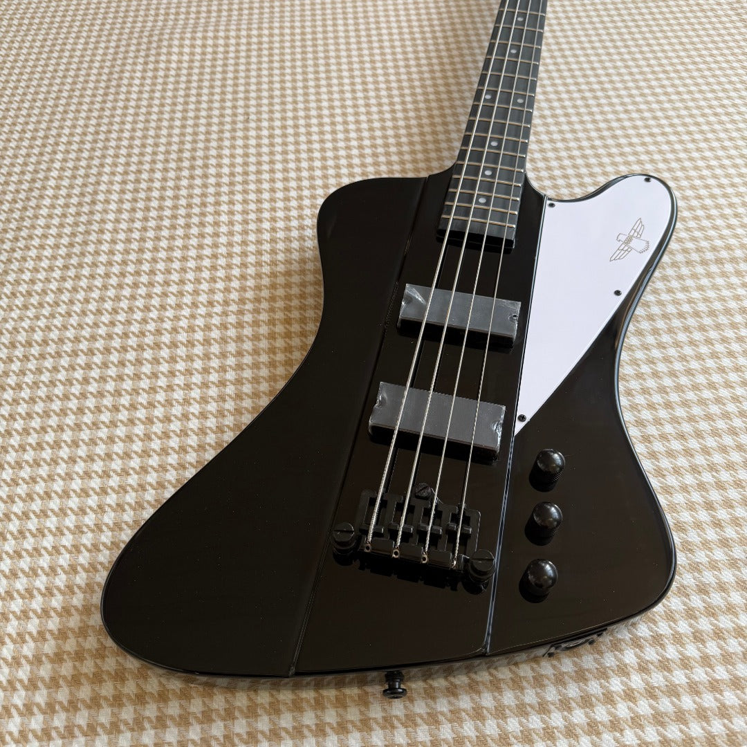 Black Gibson Firebird Bass