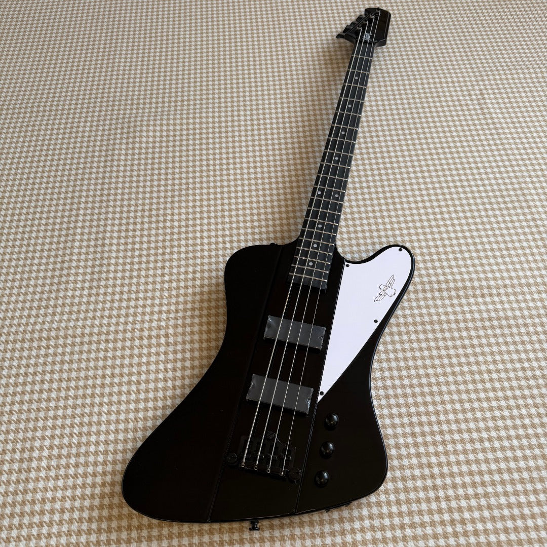 Black Gibson Firebird Bass