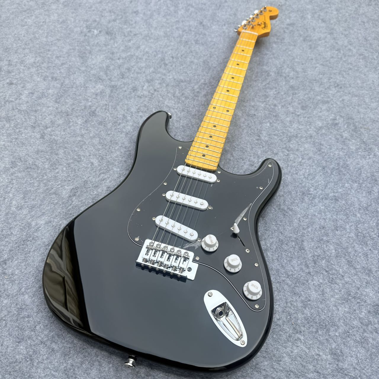 Black Stratocaster - SSS Pickup Configuration