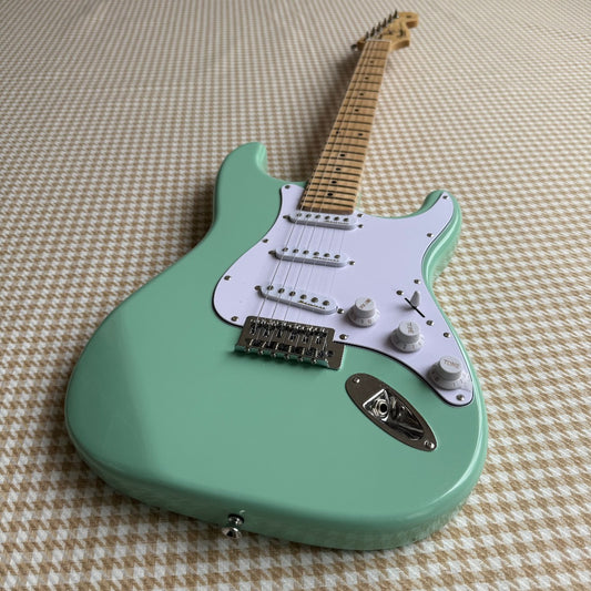 Green Stratocaster Style Guitar