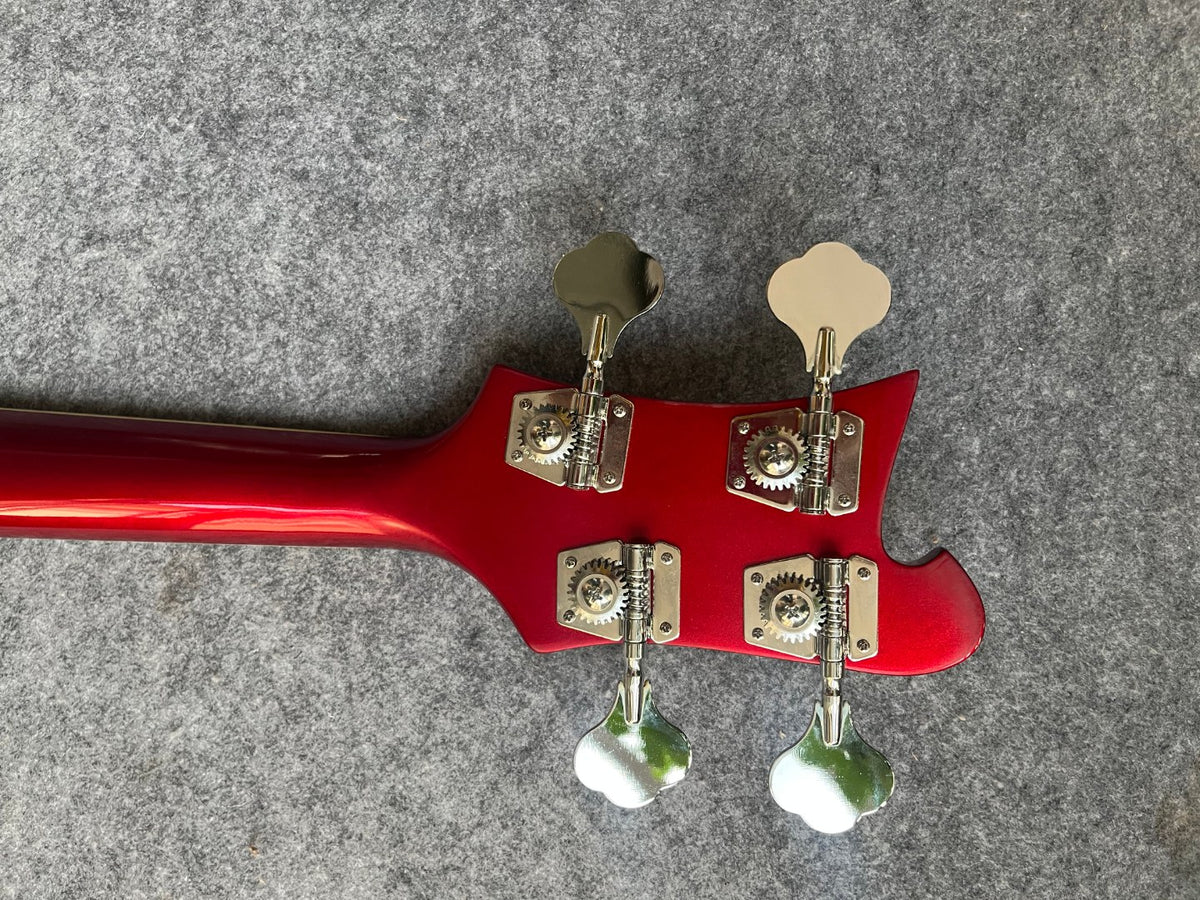 Red Rickenbacker 4003 Style Bass