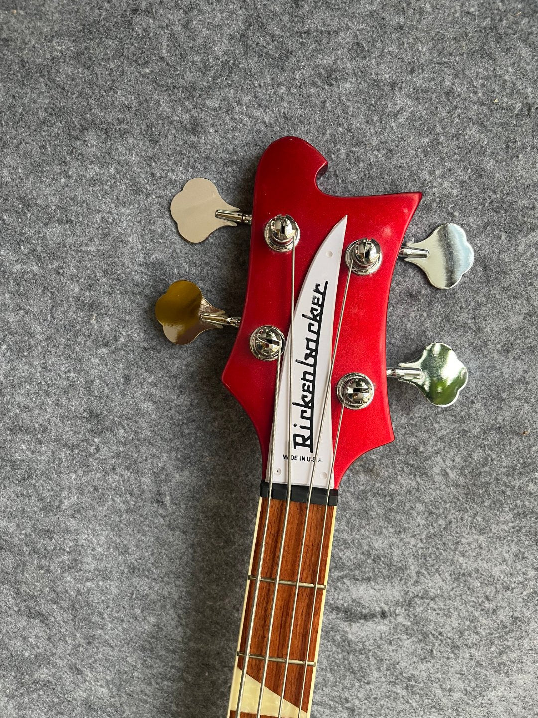 Red Rickenbacker 4003 Style Bass