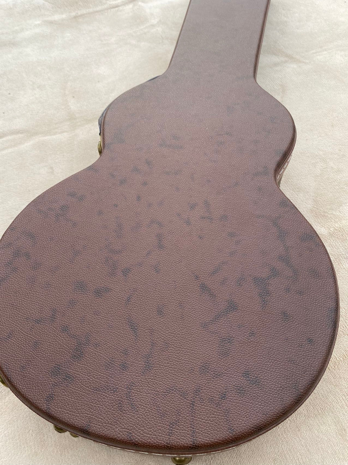Brown Hard Case for Les Paul-Style Guitars