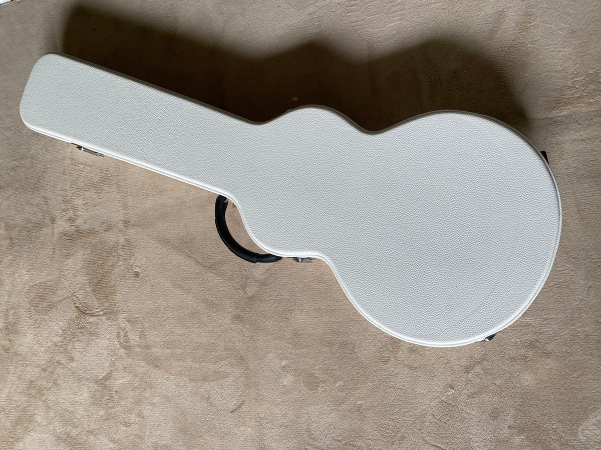 White Hard Case for Les Paul-Style Guitars