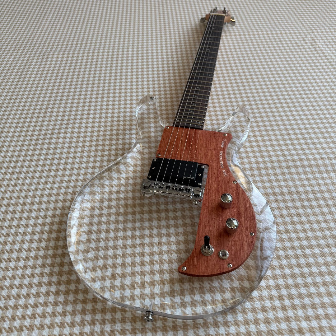 Dan Armstrong Ampeg Clear Body Guitar