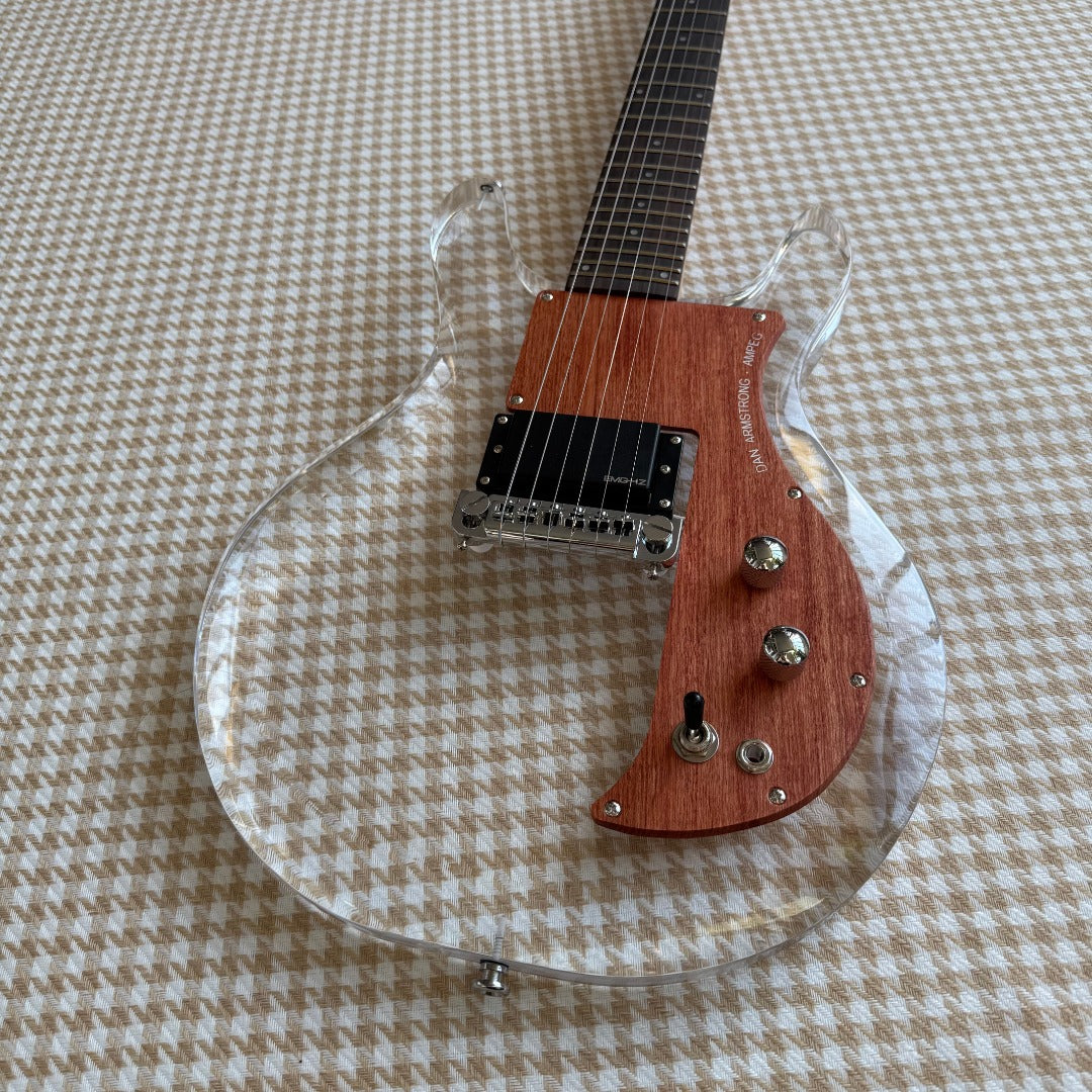 Dan Armstrong Ampeg Clear Body Guitar