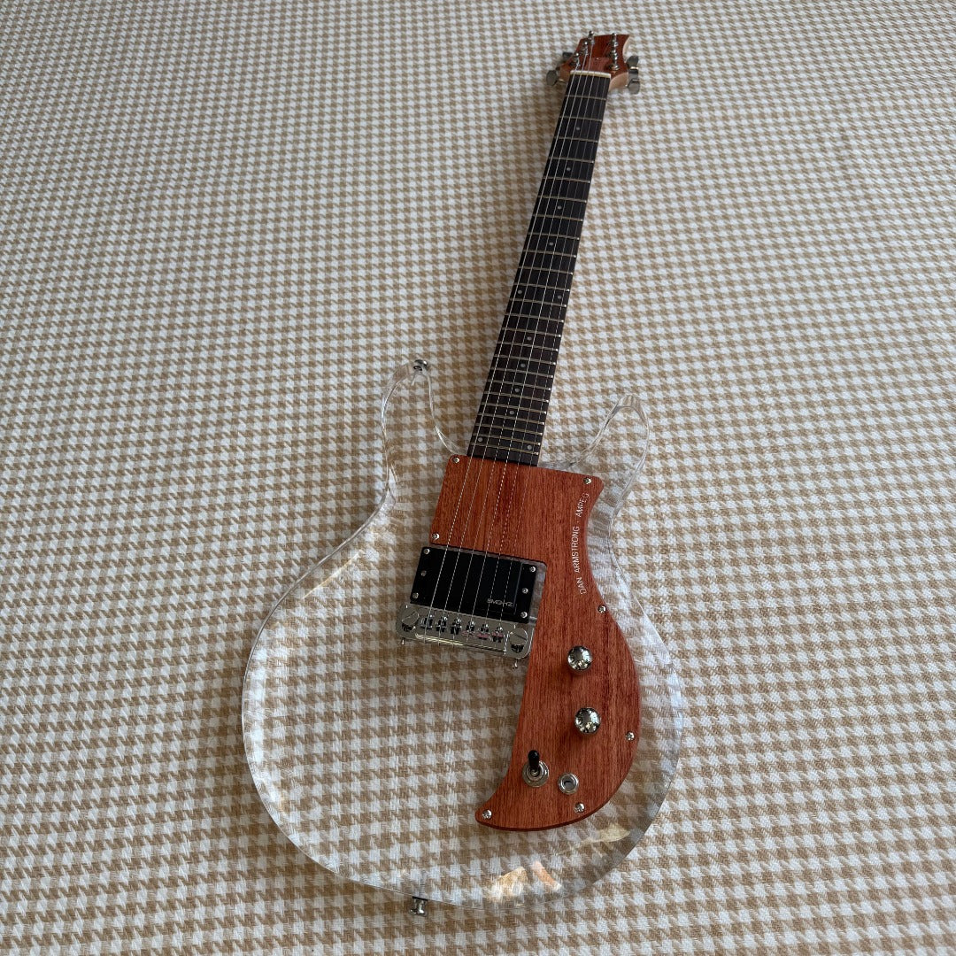 Dan Armstrong Ampeg Clear Body Guitar