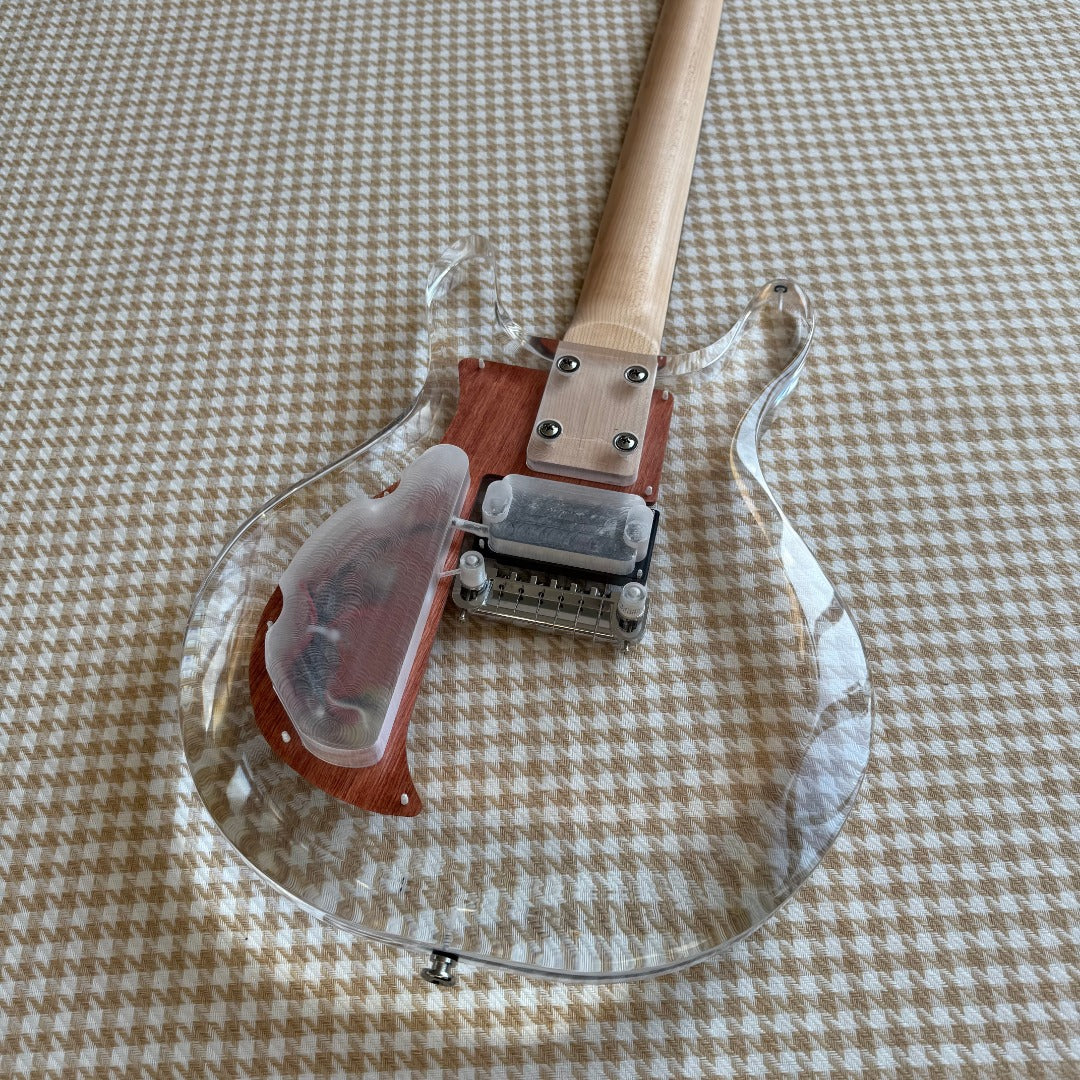 Dan Armstrong Ampeg Clear Body Guitar