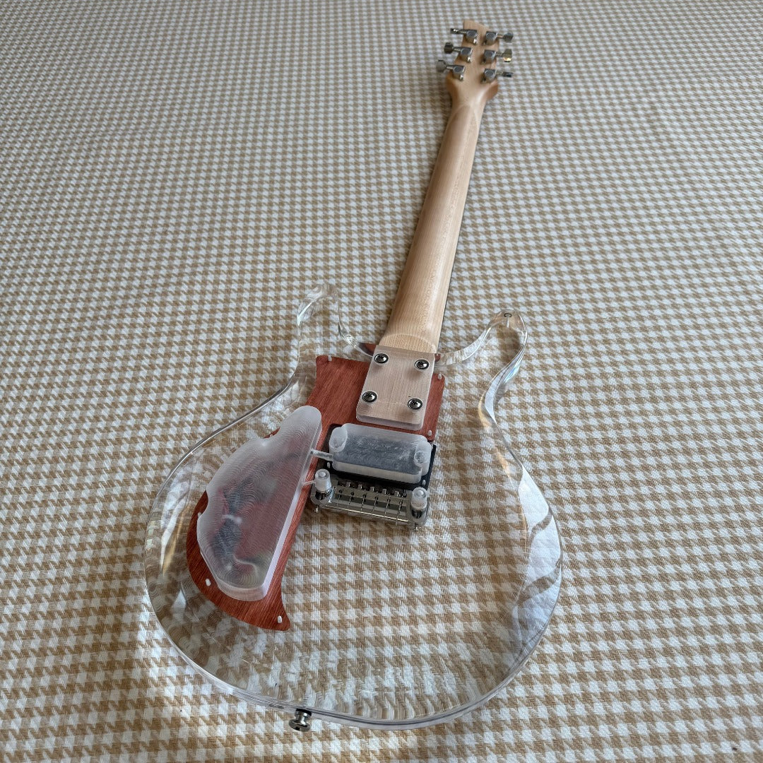 Dan Armstrong Ampeg Clear Body Guitar