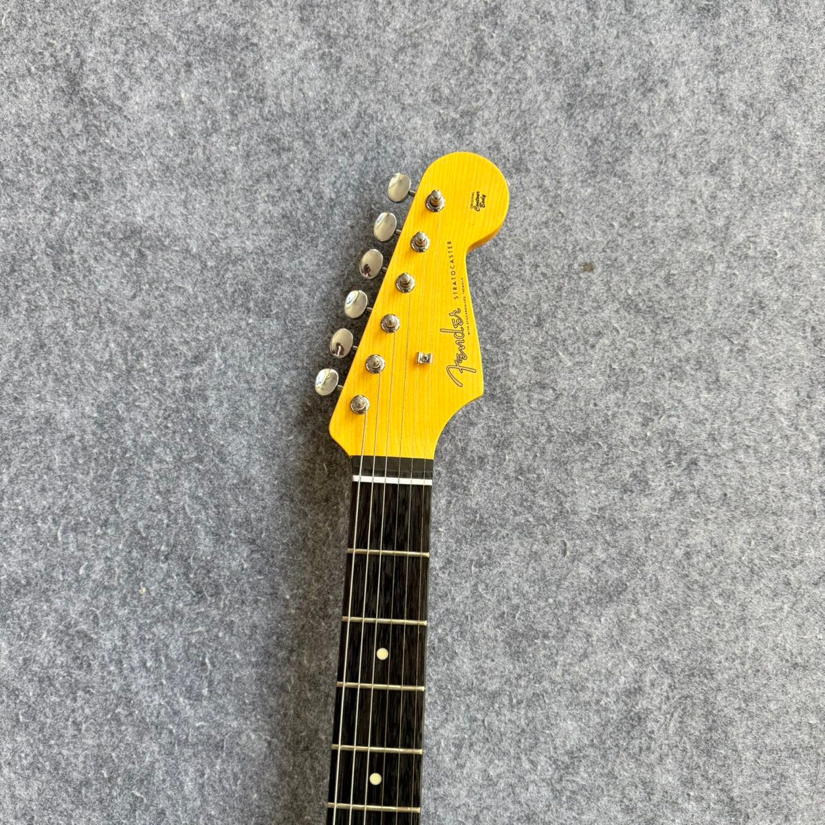 Black & Pink Relic Stratocaster Style Guitar