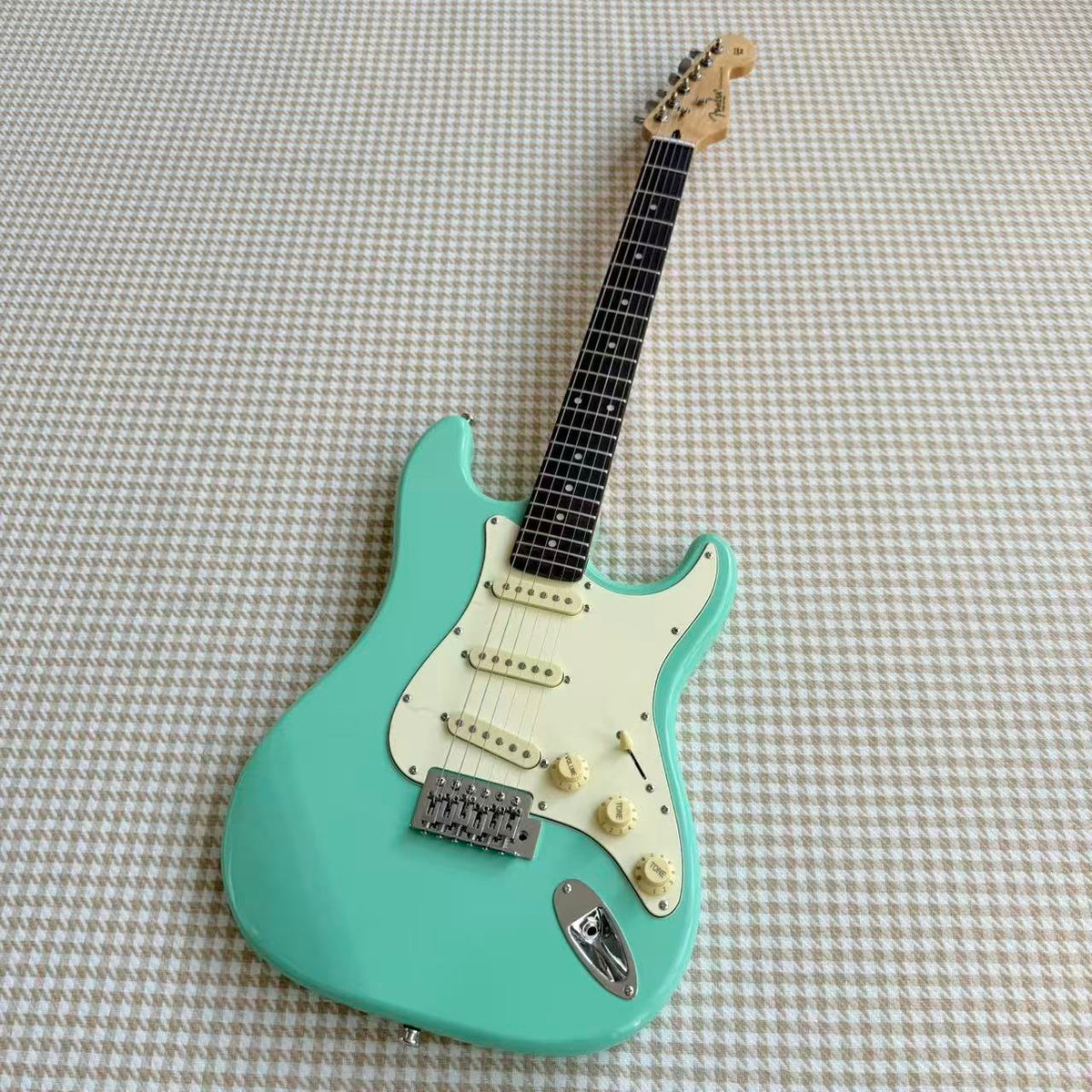 Seafoam Green Fender Stratocaster Style Guitar