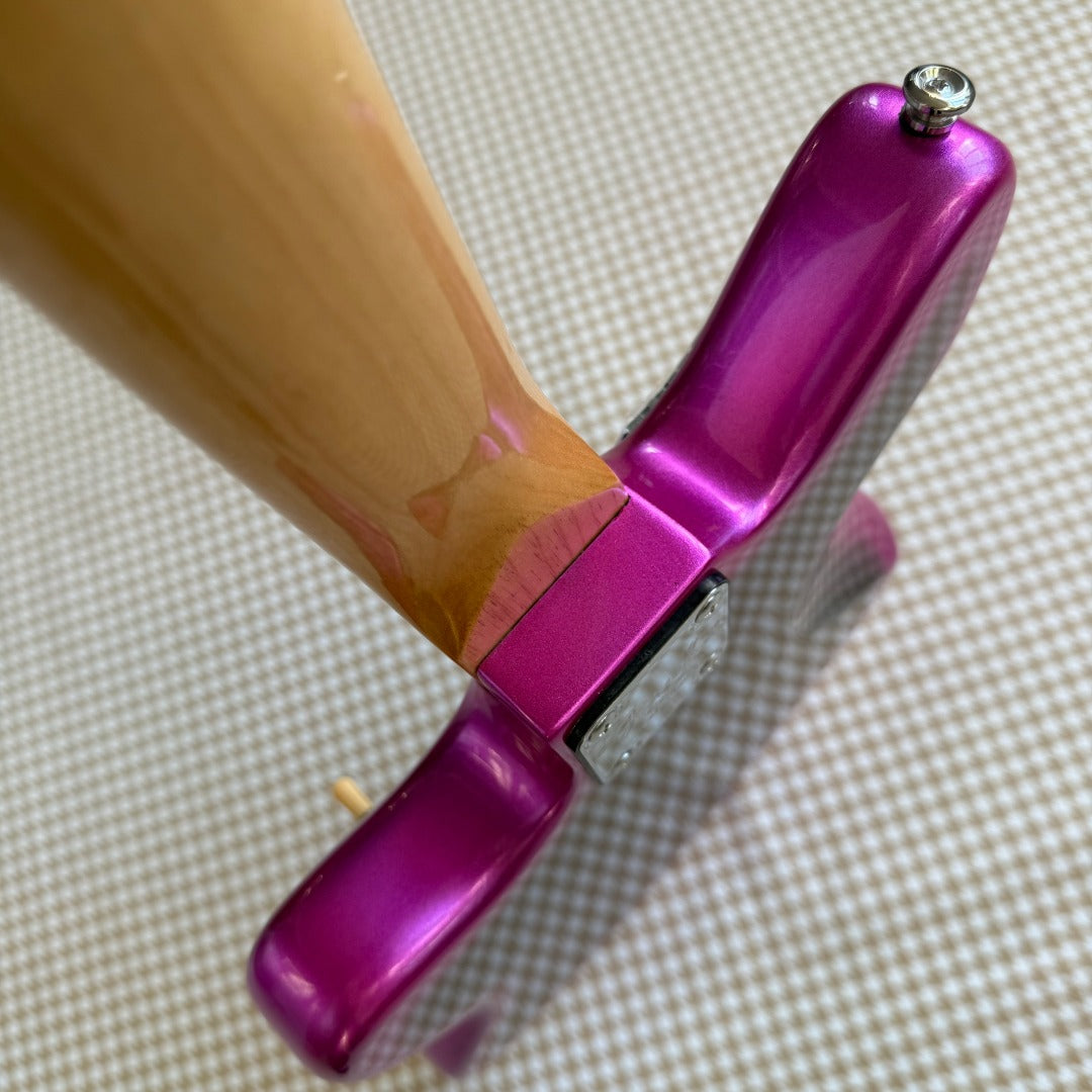 Pink Fender Jazzmaster Style Guitar