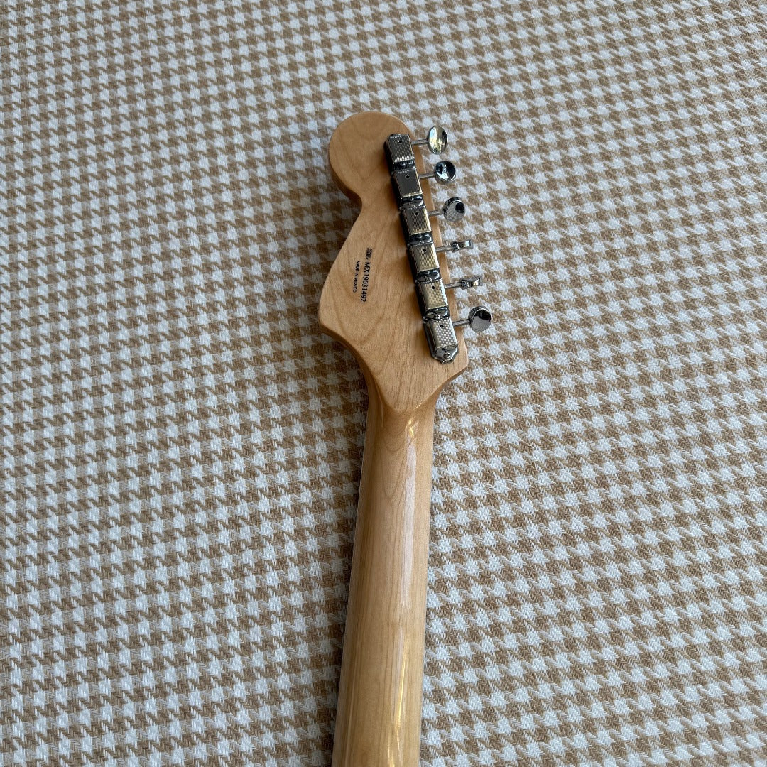 Pink Fender Jazzmaster Style Guitar