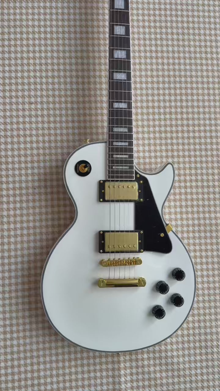 Alpine White Les Paul Style Guitar – Chinese Guitars