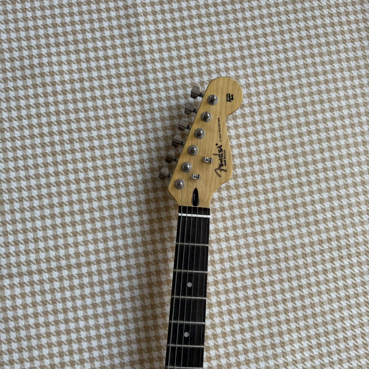 Red Stratocaster Style Guitar