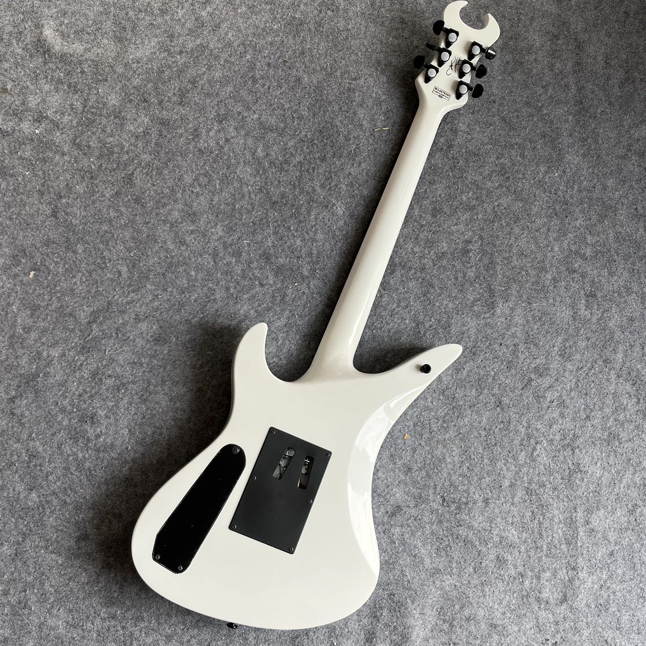 White/Black Pinstripe Synyster Gates Signature Style Guitar