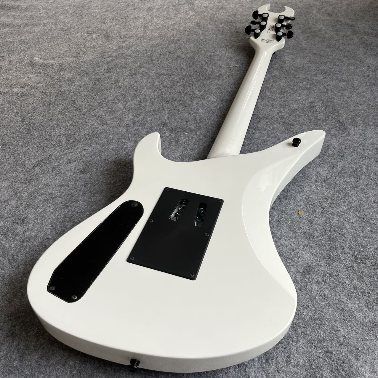 White/Black Pinstripe Synyster Gates Signature Style Guitar
