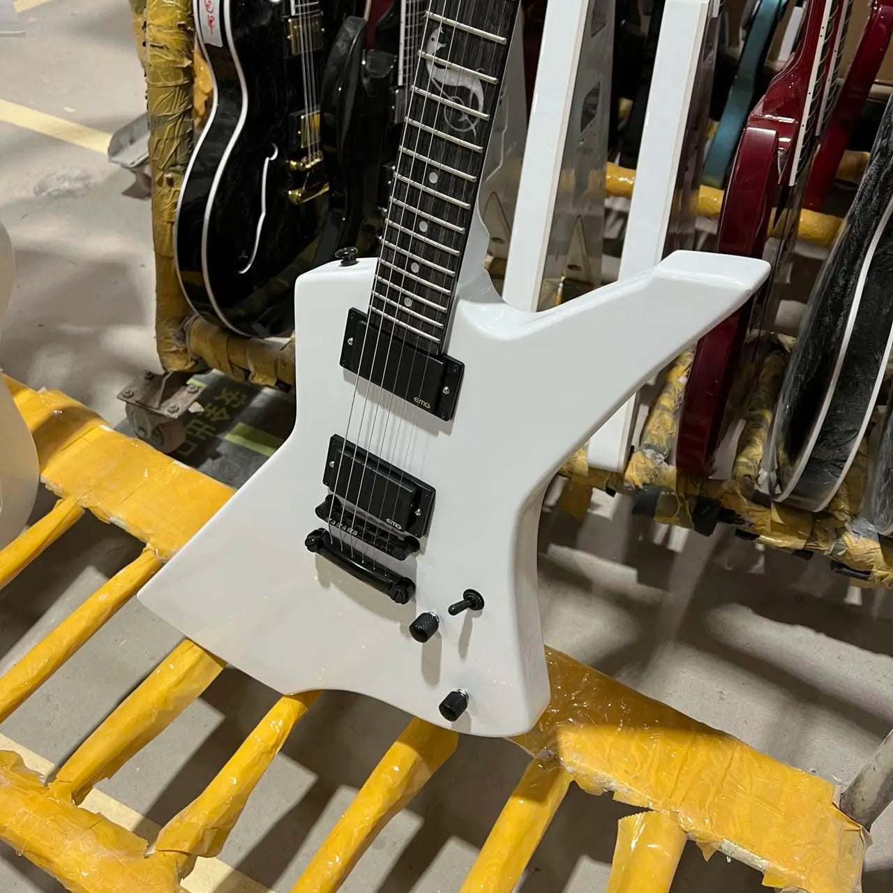 James Hetfield ESP Style Signature Guitar - Flat White Colour
